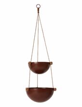 Pif Paf Puf Hanging Storage - 2 Bowls Oyoy Living Design Brown