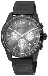 Just Cavalli Herreur Jc1g204m0065 Classic Sort/stål Ø42 Mm