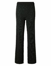 Slfjosie Hw Knit Pant Selected Black