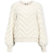 Pullovere Object  Noos Hollow Knit - White Sand