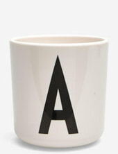 Kids Personal Eco Cup Design Letters White