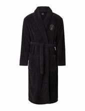 Lesley Fleece Robe Lexington Home Black