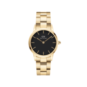Daniel Wellington Dw Watch Iconic Link Black Gold 32mm