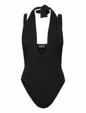 Stretch Jersey Drape Bodysuit Han Kjøbenhavn Black