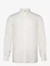 Core - Linen Shirt Ls Button-down Scotch & Soda White