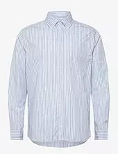 Kent Poplin Shirt Les Deux Blue