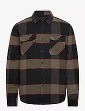 Bowery L/s Flannel Brixton Black