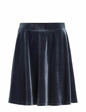 Vikatja Hw Short Velvet Skirt/ka Vila Blue