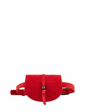 Suede Belt Bag Becksöndergaard Red