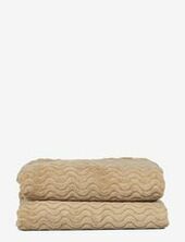 Agnes Fleece Plaid Sagaform Beige