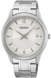 Seiko Herreur Sur417p1 Sølvfarvet/stål Ø40 Mm