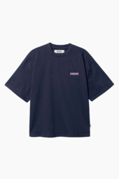 Wbbalo Koi Tee - Dark Navy - Woodbird - Blå L