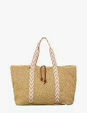 Paper Straw Pheobe Bag Becksöndergaard Beige
