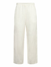 Relaxed Linen Joggers Weekday White