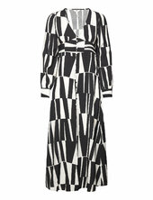 Objtaro L/s Long Dress 126 Object Black