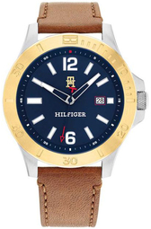 Tommy Hilfiger Herreur 1710529 Ryan Blå/læder Ø46 Mm