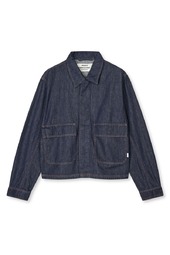 Mads Nørgaard - Jakke - Cosy Denim Solar Jacket - Dark Indigo
