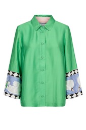 Nümph - Skjorte - Adelina Shirt - Vibrant Green