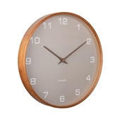 Karlsson Vægur Acento - Grå 40 Cm