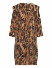 Mildaiw Short Dress Inwear Brown