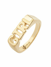 Girl Ring Maria Black Gold