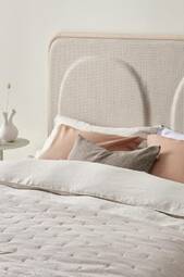 Sandholmen Sengegavl 160 Cm Hvidpigmenteret/hvidbeige