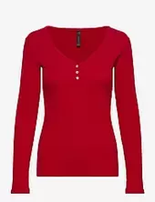 Long-sleeved Pyjama Top Hunkemöller Red