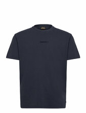Micro Logo T Shirt Superdry Navy