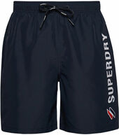 Superdry Code Applque 19inch Badeshorts Herrer Tøj Blå S
