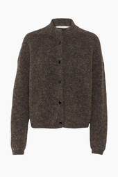 Alphagz Short Cardigan - Chestnut Melange - Gestuz - Brun Xs