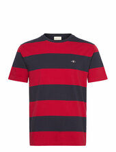 Bar Stripe Ss T-shirt Gant Red