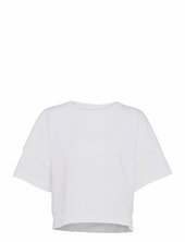 Tally Jrsy Sslv Crewnk Tee French Connection White