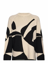 Objsif Lo L/s Knit Pullover Div Object Cream