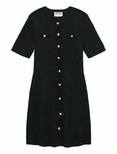 Awpicco 2/4 O-neck Short Knit Dress Vero Moda Black