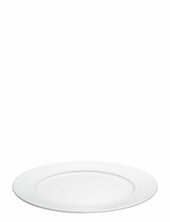 Plate Flat Plissé Pillivuyt White