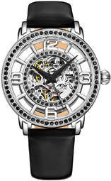 Stührling Original Dameur 777.04 Winchester Skeletskåret/læder