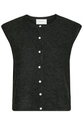 Neo Noir - Vest - Everest Knit Vest - Antracit
