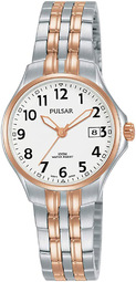 Pulsar Dameur Ph7490x1 Hvid/rosaguldtonet Stål Ø26 Mm