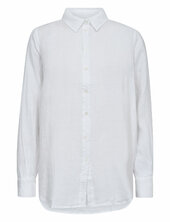 Mmkarli Linen Shirt Mos Mosh White