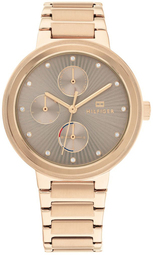 Tommy Hilfiger Dameur 1782533 Joy Grå/gul Guldtonet Stål Ø36 Mm