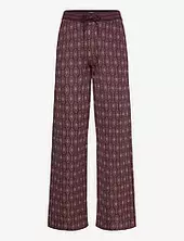 Jacquard Knitted Trousers Scotch & Soda Burgundy