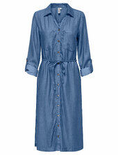 Onlcharis Life Ls Bel Shirt Dress Cc Wvn Only Blue