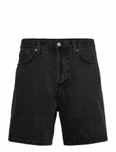 Space Denim Relaxed Shorts Weekday Black