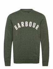 Barbour Prep Logo Crew Neck Sweatshirt Barbour Khaki