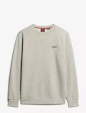 Essential Logo Crew Sweatshirt Superdry Grey