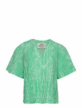 Chakra Tera Top Aop Mads Nørgaard Green