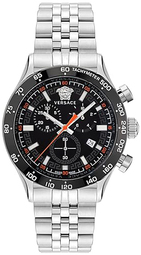 Versace Herreur Ve2u00322 Hellenyium Sort/stål Ø44 Mm