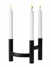 Ora Trearmet Lysestage Black Stelton Black