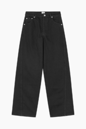 Dyed Denim Christel Jeans - Black - Mads Nørgaard - Sort M