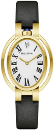 Bulova Dameur 97p180 Rubaiyat Hvid/læder Ø28.8 Mm